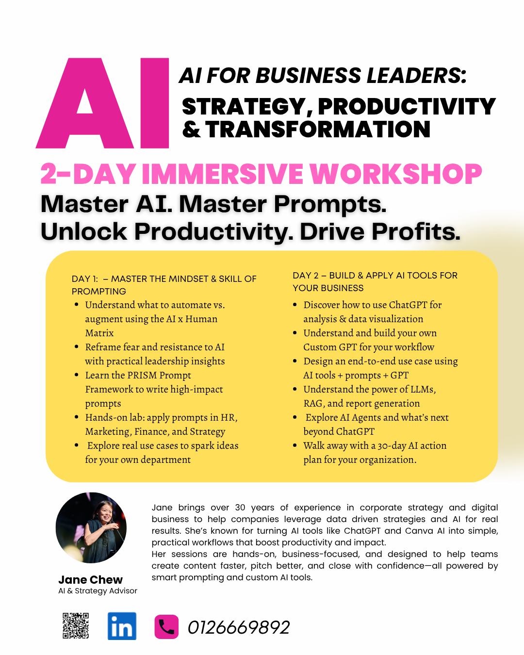 AI Strategy for Business Leaders poster