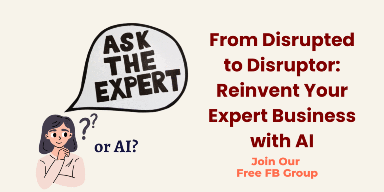 How AI Is Disrupting & Amplifying the Expert Industry