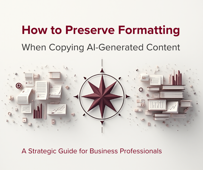 How to Preserve Formatting When Copying AI-Generated Content