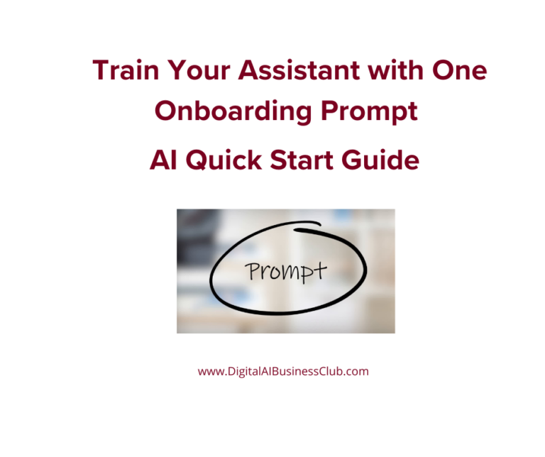 Quick Start Guide to AI: How to Get Momentum Fast (Without Overwhelm)