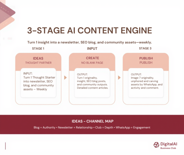 How to Create a Week of High-Impact Content in One Morning with AI Inspired by Sabrina Rammanov
