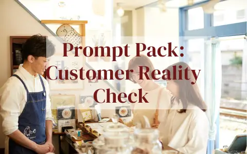 Prompt Pack: Customer Reality Check (Customer Clarity One-Page)