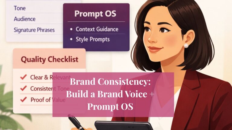 Brand Consistency: Build a Brand Voice + Prompt OS (So AI Never Sounds Generic)