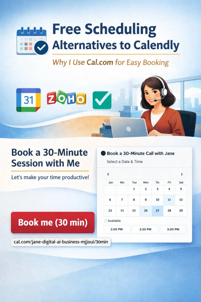 Stop the Back-and-Forth: Free Scheduling Alternatives to Calendly (and Why I Use Cal.com)