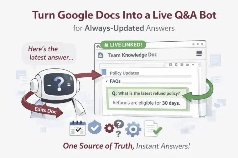 Turn Google Docs Into a Live Q&A Bot: Gemini Gems for Always-Updated Answers