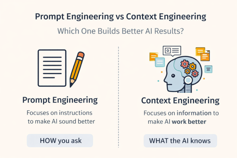 Prompt Engineering vs Context Engineering: Why Smart Businesses Need More Than Better Prompts