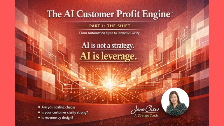 Part 1: AI is not a strategy. AI is leverage. And leverage applied to the wrong foundation will amplify chaos—fast.