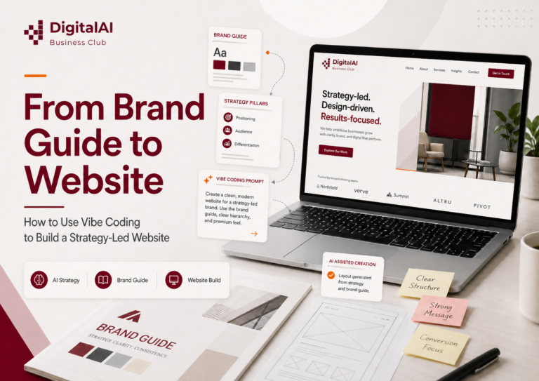 From Brand Guide to Website: How Business Owners Can Use Vibe Coding to Build a Strategy-Led Website