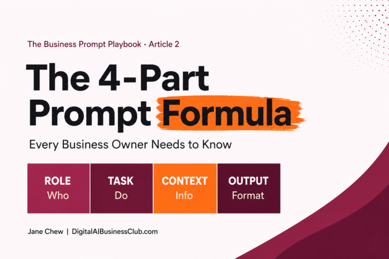 The 4-Part Prompt Formula Every Business Owner Needs to Know
