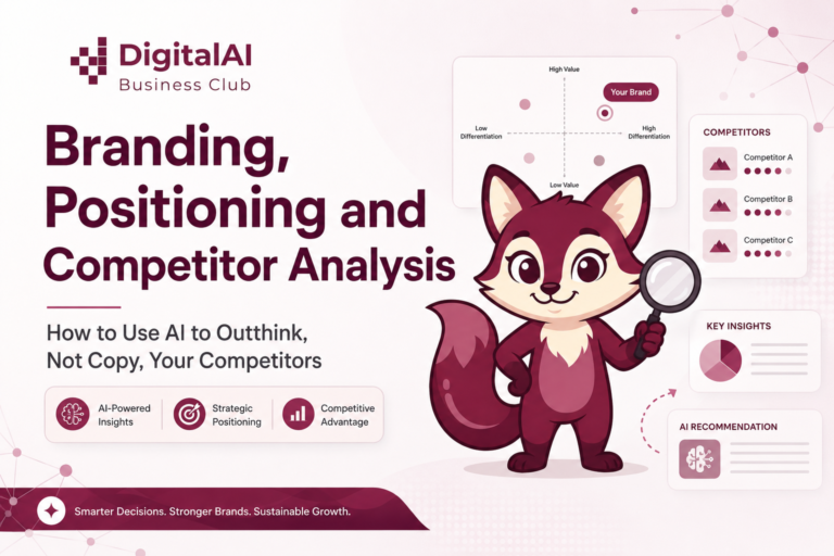 Branding, Positioning and Competitor Analysis: How to Use AI to Outthink, Not Copy, Your Competitors
