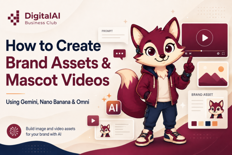 How I Created Axi the Strategy Fox with Nano Banana and Turned It into a Video Using Gemini Omni