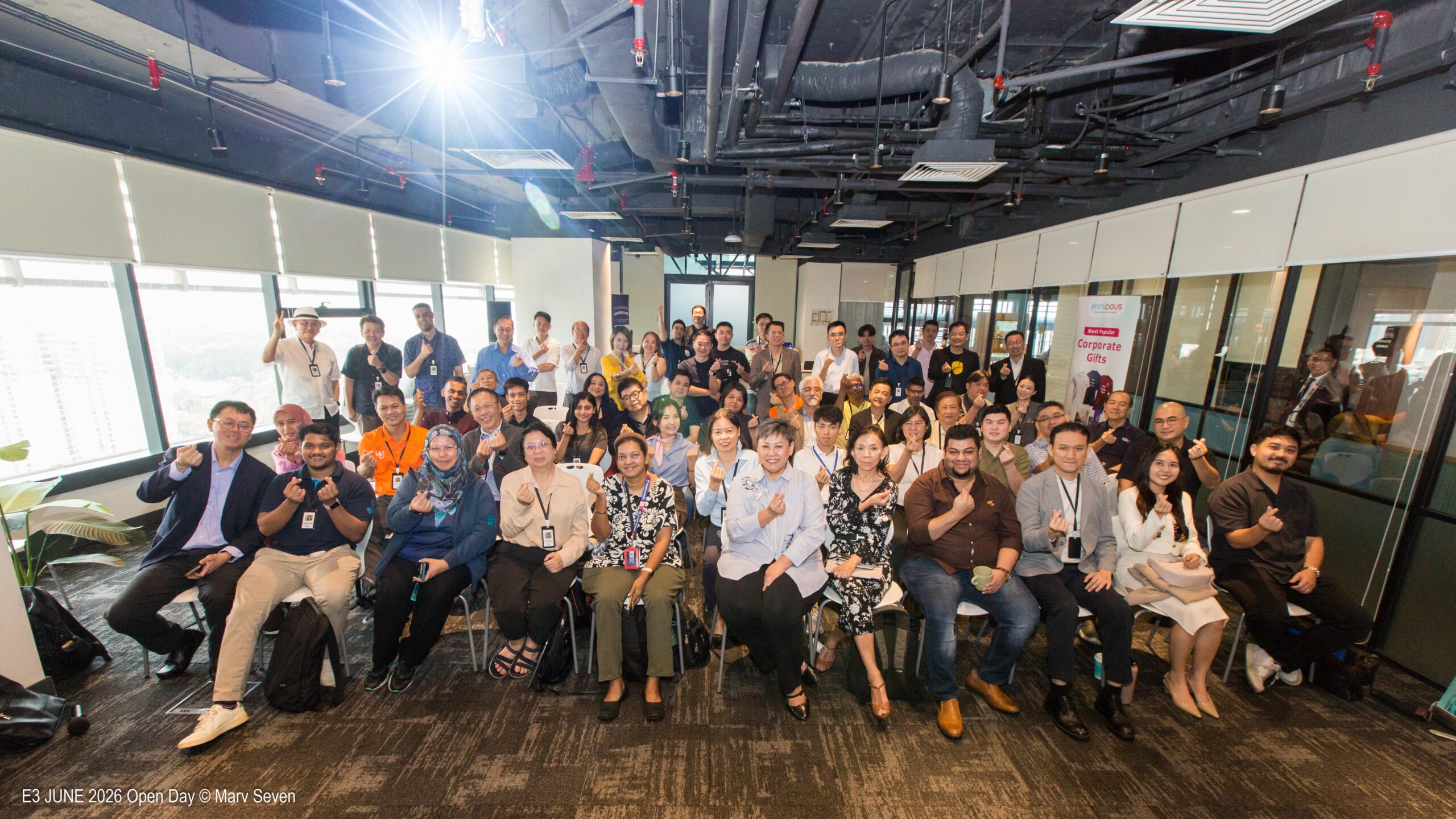 Entrepreneur Open Day June 2026 — Full house at the E3 community event featuring AI, digitalisation, and SME growth sessions