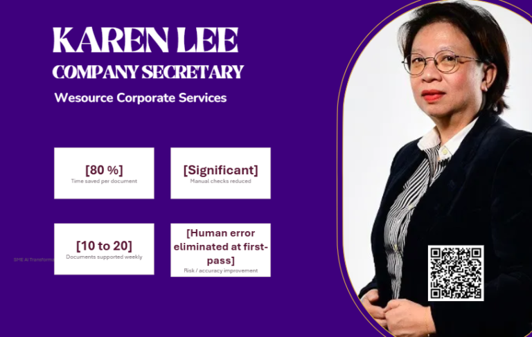 AI for Company Secretarial Work: How Karen Lee Uses AI to Reduce Document Risk and Repetitive Checking