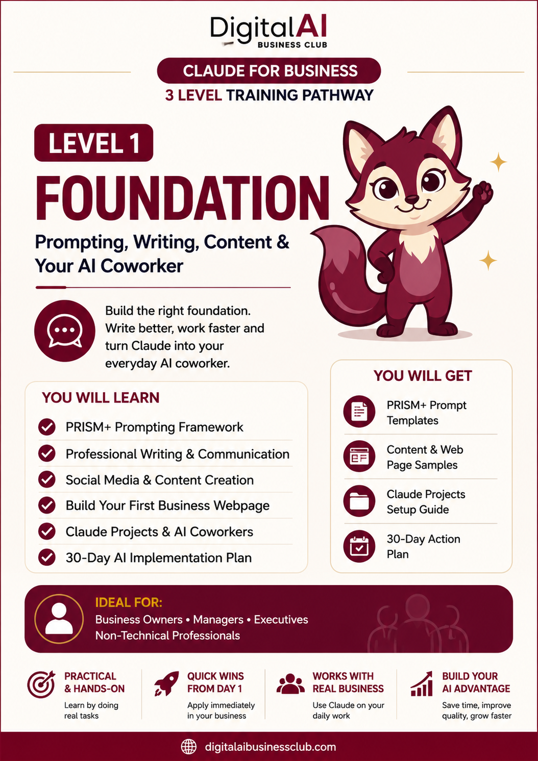 Claude Level 1 Training