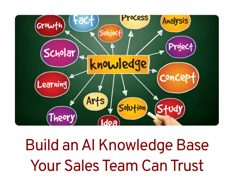 Build an AI Knowledge Base Your Sales Team Can Trust