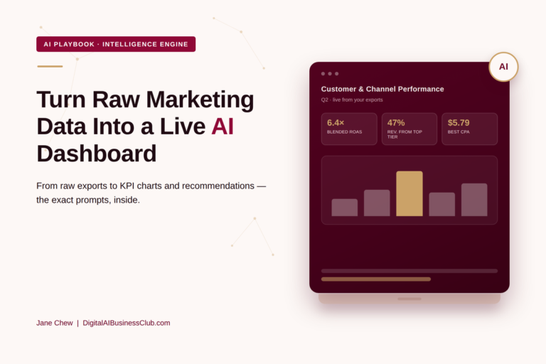 Turn Raw Marketing Data Into a Live AI Dashboard