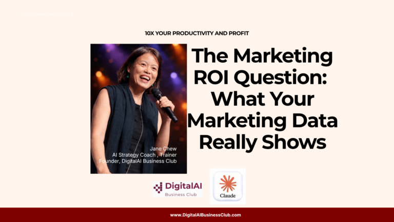 The Marketing ROI Question: What Your Marketing Data Is Really Telling You Using Claude AI