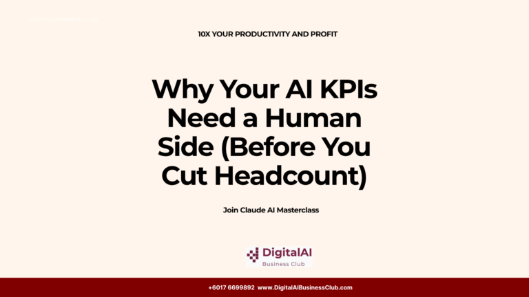 Why Your AI KPIs Need a Human Side (Before You Cut Headcount)